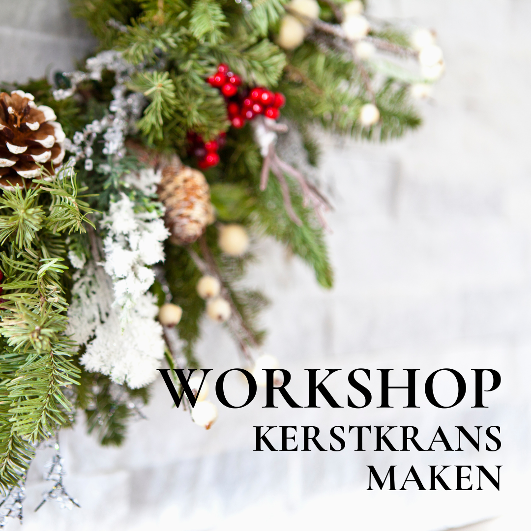 workshop kerstkrans maken